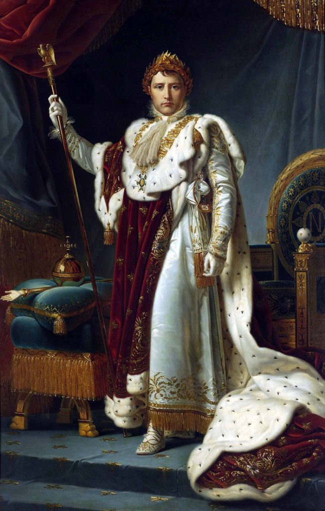 Retrato del emperador Napoleón, por François Gérard